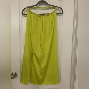 FUTURE COLLECTIVE Lime Green Women's Skirt